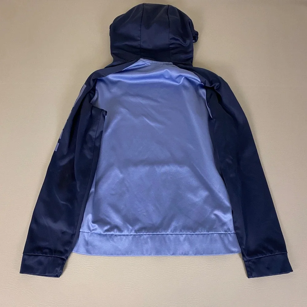 Nike Dri-FIT Pullover Hoodie Mens Medium Blue Gray Athletic Training‎ Sweatshirt